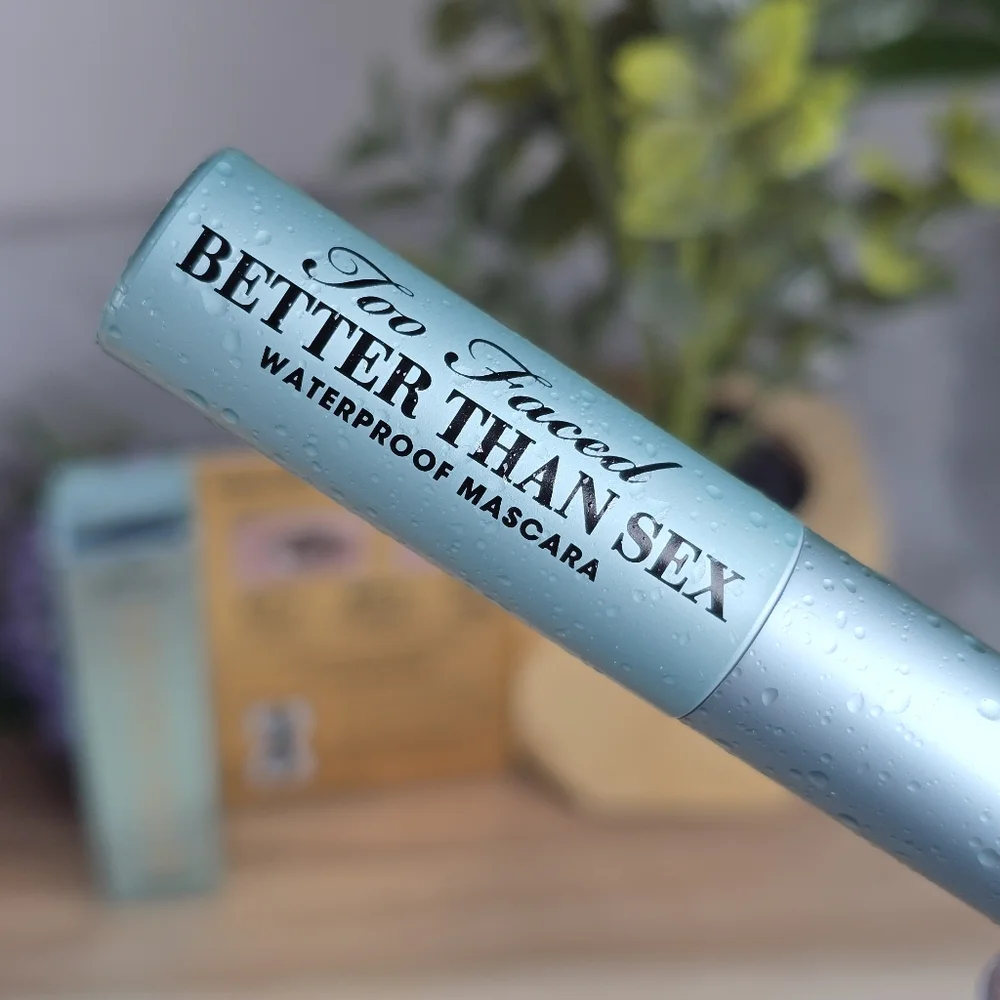 Too Faced Better Than Sex Waterproof Black Mascara 0.17 OZ Travel Size New
